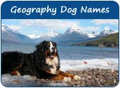 Geography Dog Names