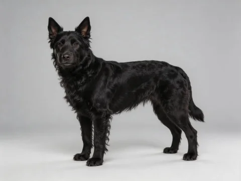 Mudi dog breed photo
