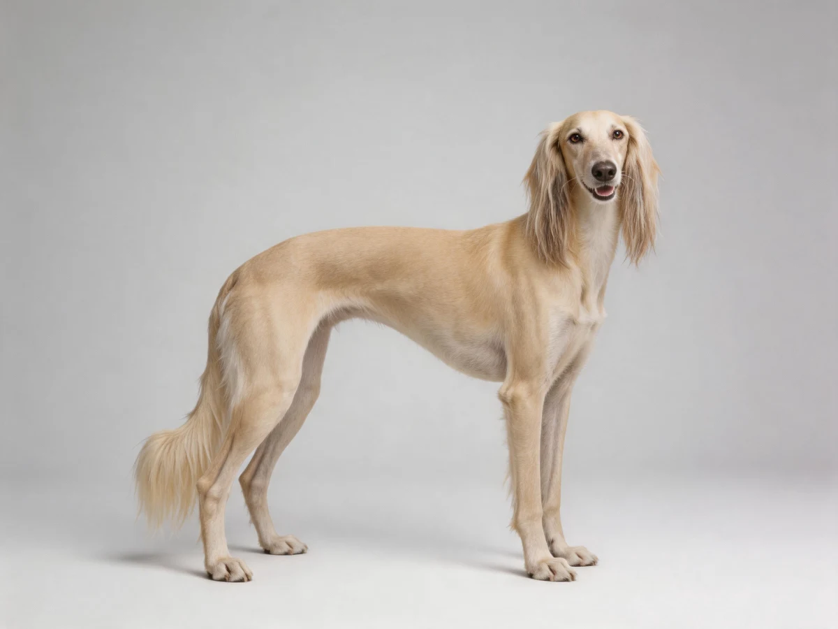 Saluki dog breed photo