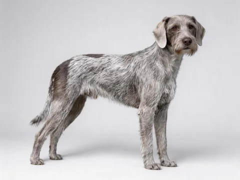 Slovakian Rough-haired Pointer dog breed photo