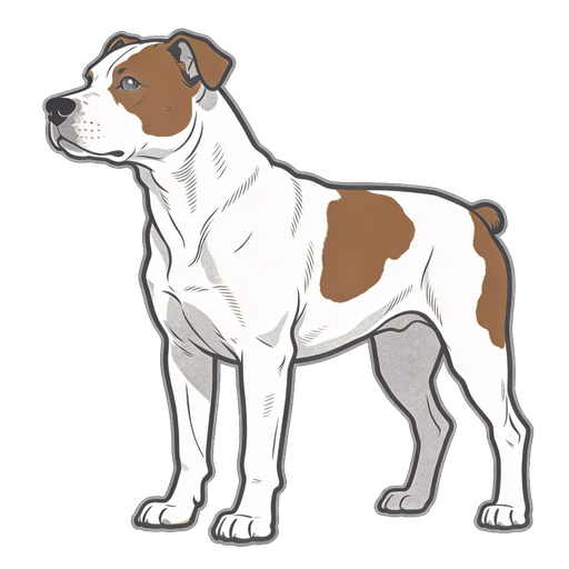 Colorado Bulldog silhouette at scale