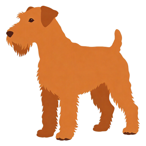 Norfolk Terrier silhouette at scale