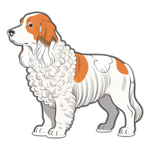 Petit Basset Griffon Vendeen silhouette at scale