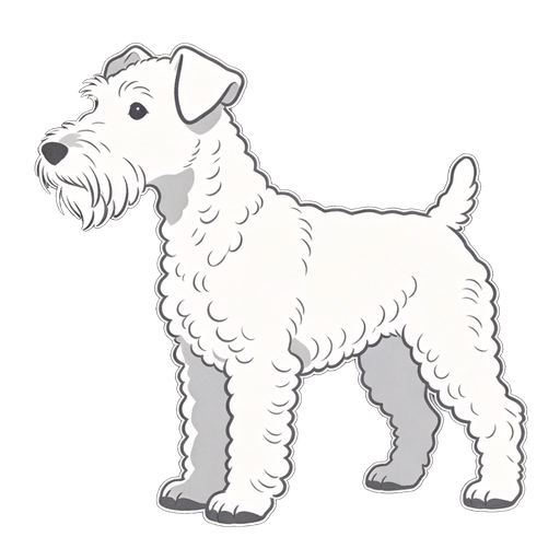Sealyham Terrier silhouette at scale